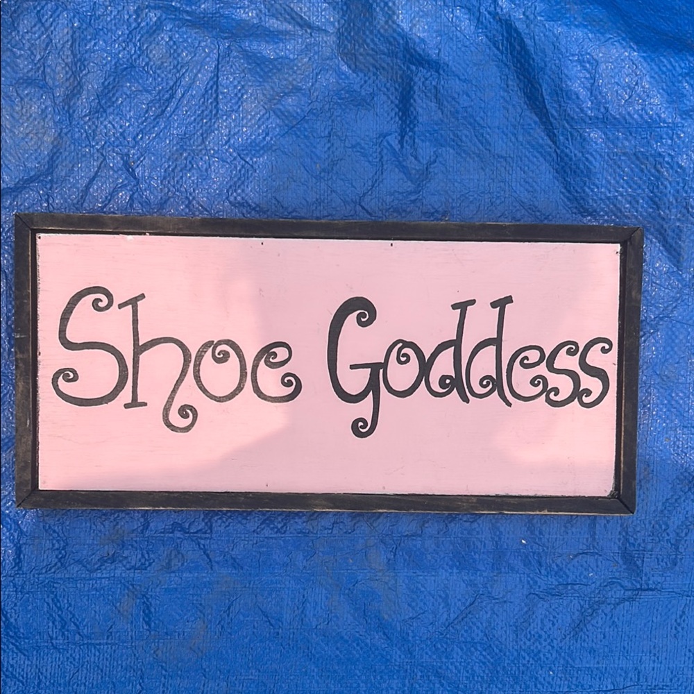Shoe Goddess wall hang